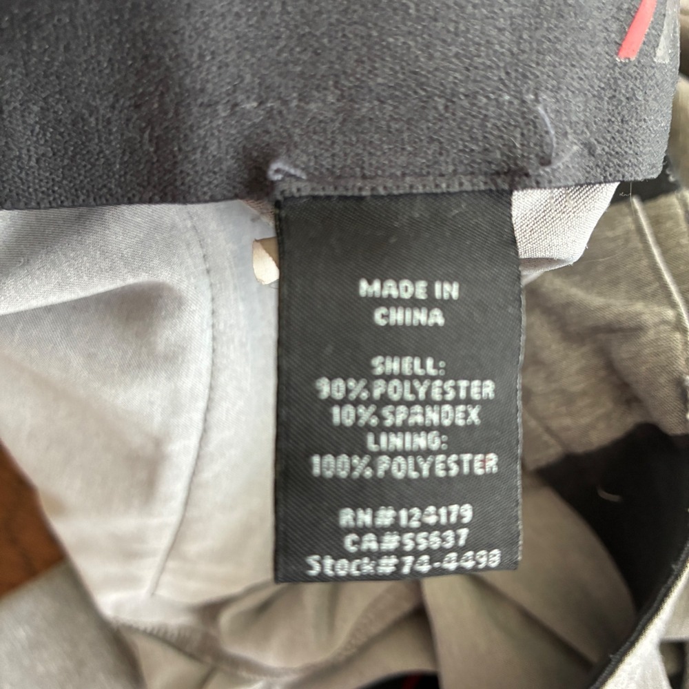 Johnston‎ & Murphy XC4 Golf Pants Mens 36/R (38"x32") Gray Performance  Stretch - Picture 3 of 10